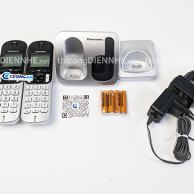 Điện thoại Analog Panasonic KX-TGC212CX hiện số, kéo dài 2 tay