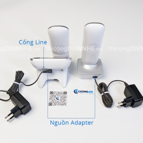 Điện thoại Analog Panasonic KX-TGC212CX hiện số, kéo dài 2 tay