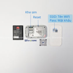 WiFi 4G Huawei E5573Bs-320 150Mbps, pin1500mAh, 10user