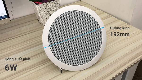 Loa âm trần TOA 6W | chính hãng Nhật Bản lỗ gắn φ170±5 mm