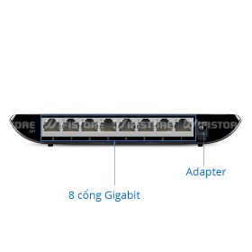 TP-Link TL-SG1008D Switch Gigabit 8 cổng, công suất 4.63W