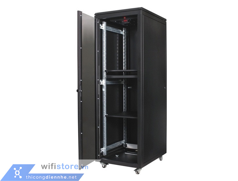 TMC Rack 27U-D1000 | Tủ rack 19'' Kích thước: 600 (rộng) x 1400 (cao) x 1000 (sâu) mm.