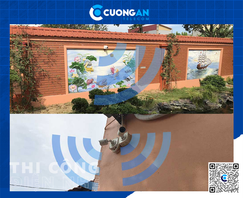 Thi công hệ thống điện nhẹ biệt thự rộng 1000m2 tại Hải Phòng gồm Camera, WiFi chuyên dụng