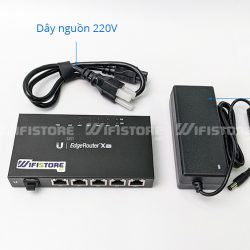 Ubiquiti EdgeRouter X SFP | Router chịu tải 150user, 4 Wan/1 Lan Gigabit, 1 quang SFP