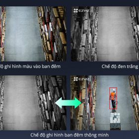 Camera Ezviz C3N có 3 chế độ ghi hình vào ban đêm