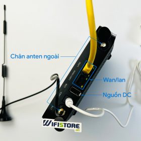 WiFi 4G Alcatel HH70 - 300Mbps, 2Lan/anten, tải 64users