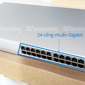 Ubiquiti UniFi US-24-250W | Switch PoE chuẩn Gigabit 24 cổng, 2 SFP