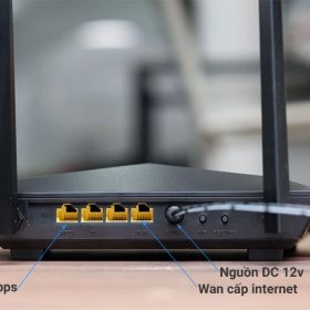 Router WiFi Tenda 1200Mbps AC6 xuyên 1 lớp tường 20cm
