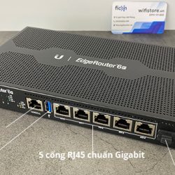 Ubiquiti edgerouter er-6p cổng kết nối