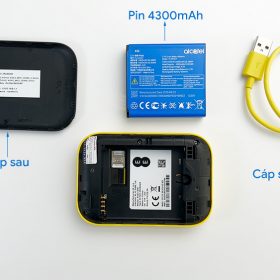 WiFi 4G Alcatel EE120 siêu tốc 600Mbps, pin 4300mAh kiêm sạc dự phòng