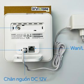 WiFi 4G Huawei B312-926 tốc độ 150Mbps, 1 Lan/anten ngoài, cắm điện