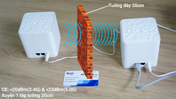 WiFiSTORE bán bộ phát WiFi Mesh Tenda MW3 tại Hải Phòng, Hạ Long