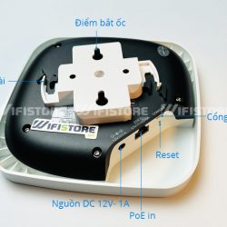 WiFi ốp trần Aruba Instant On AP11 1167Mbps, Tải 50user, Cổng PoE chuẩn Gigabit