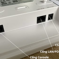 wifi ốp trần ruijie 256user cổng kết nối