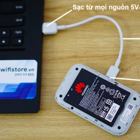Huawei E5577-321 WiFi 4G 150Mbps, pin 3000mAh, màn hình LCD