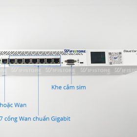Mikrotik CCR1009-7G-1C-1S+ | Router chịu tải 800user, 7 Wan/Lan Gigabit, 1 quang SFP+