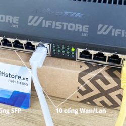 Mikrotik RB4011iGS+RM | Router chịu tải 350user, 10 Wan/Lan Gigabit, 1 quang SFP