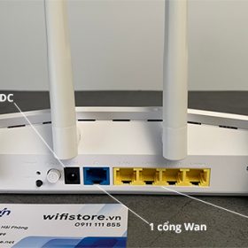 WiFi Asus xuyên tường 4 Lan, 1 Wan