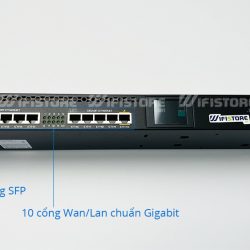 Mikrotik RB3011UiAS-RM | Router chịu tải 300user, 10 cổng Wan/10 Lan Gigabit