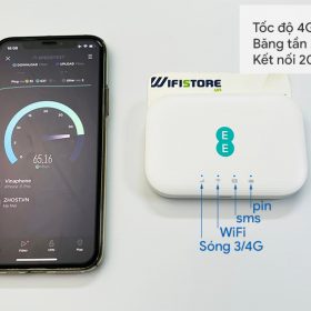 WiFi 4G Alcatel EE71 300Mbps, băng tần 2.4/5.0, pin 2150mAh