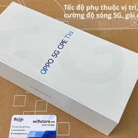 WiFi 4G 5G Oppo CPE T1a tốc độ
