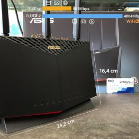 Kích thước và tốc độ WiFi 6 AX5700 ASUS RT-AX86U