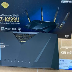 WiFi 6 AX6000 ASUS RT-AX88U kết nối 32 thiết bị