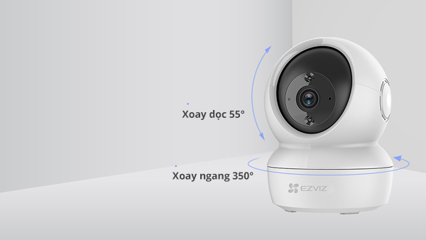Camera Ezviz C6N 4MP xoay ngang 350