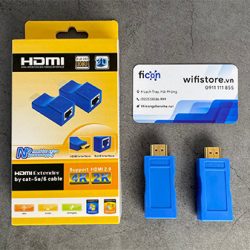 Bộ chuyển đổi HDMI-Lan 1080P truyền xa 30m với cáp Cat6