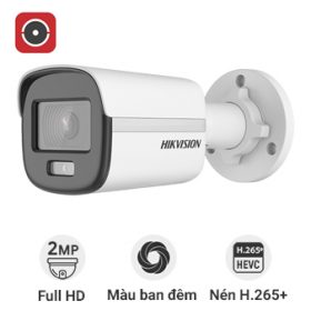 Camera thân IP Hikvision DS-2CD1027G0-L (2MP) Ghi màu đêm
