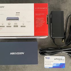 Switch Hikvision DS-3E1309P-EI tất cả phụ kiện