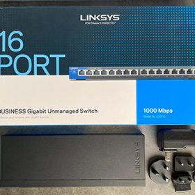 Switch Linksys LSG116 tất cả phụ kiện