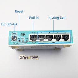 Mikrotik RB750Gr3 | Router chịu tải 100user, 5 Wan/Lan Gigabit