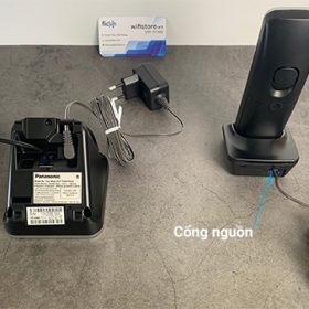 Điện thoại Analog Panasonic KX-TGD312CX cổng nguồn