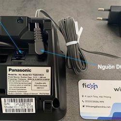Điện thoại Analog Panasonic KX-TGD312CX 1 line vào và nguồn DC