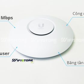 Ubiquiti UniFi U6 Lite (WiFi 6) | Wifi ốp trần 1501Mbps, tải 300user
