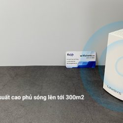 Linksys Velop Intelligent Mesh phủ sóng