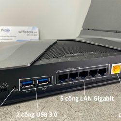 Netgear Nighthawk AX8 AX6000 cổng kết nối