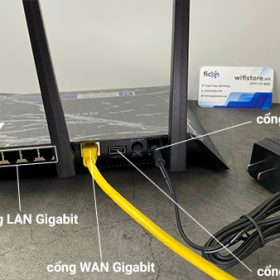 Netgear R7000P cổng kết nối