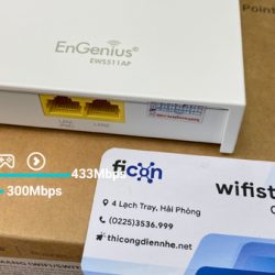 Bộ phát WiFi gắn tường EnGenius Indoor EWS511AP băng tần kép