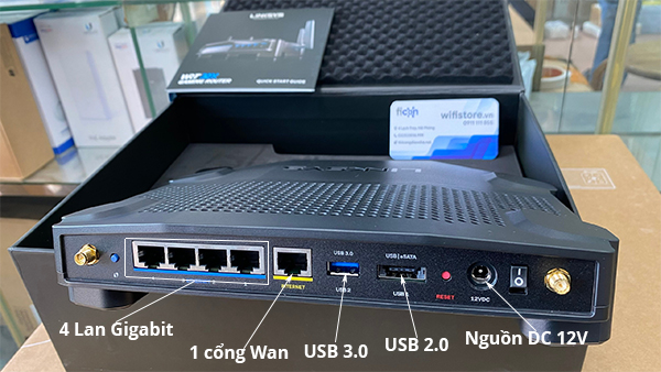 Router WiFi Gaming Linksys WRT32X 4 Lan/1Wan