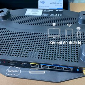 Router WiFi Gaming Linksys WRT32X kết nối 80 thiết bị