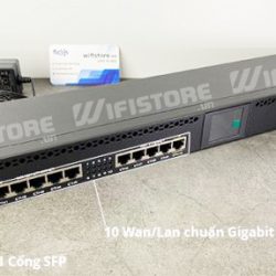 Mikrotik RB2011UIAS-RM | Router chịu tải 100user, 10 cổng Wan/Lan Gigabit