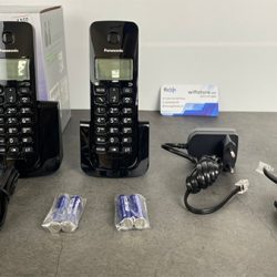 Điện thoại Panasonic KX-TGB112 toàn bộ phụ kiện