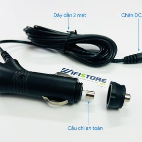 Đổi nguồn tẩu 12V-2A cho WIFI di động 3/4/5G, không tháo xe