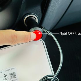 Đổi nguồn tẩu 12V-2A cho WIFI di động 3/4/5G, không tháo xe