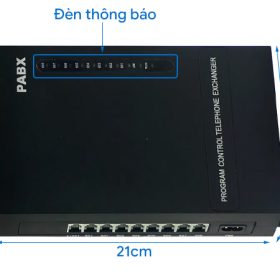 Excelltel PABX 108 cấu hình tối đa 32 nhánh lẻ & 8 trung kế