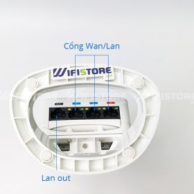 Aruba APINH303 | WiFi gắn tường 2034Mbps, Tải 256user, 4 cổng gigabit