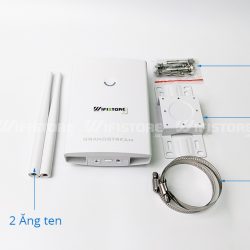 Grandstream GWN7605LR – WiFi outdoor phát xa 250m, tải hơn 100user