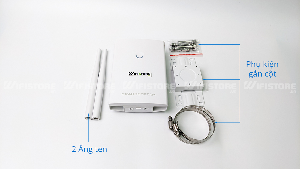 Grandstream GWN7605LR – WiFi outdoor phát xa 250m, tải hơn 100user